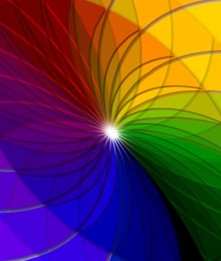 Rainbow abstract background composition clipart