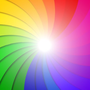 Rainbow abstract background composition clipart