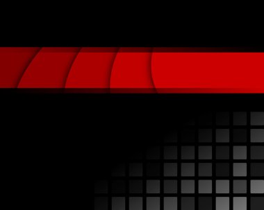Black and red abstract background