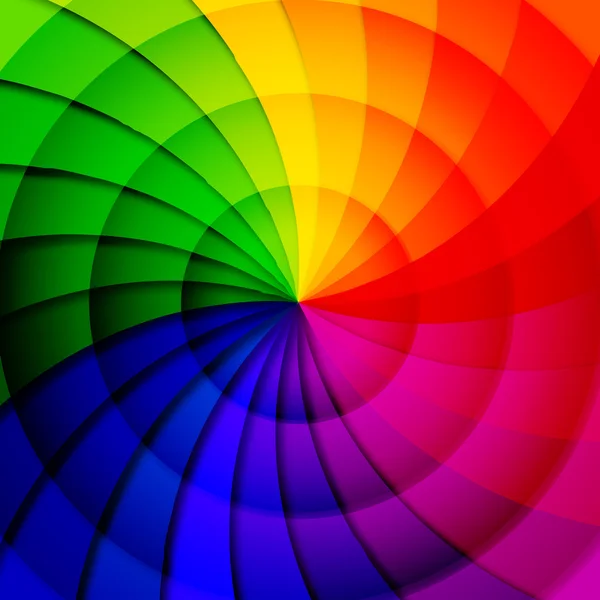 Regenboog abstracte achtergrond samenstelling — Stockvector