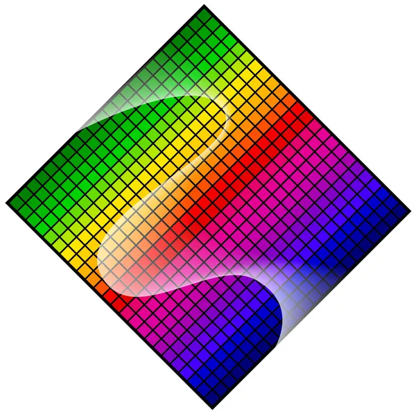 Arco iris composición de fondo abstracto — Vector de stock