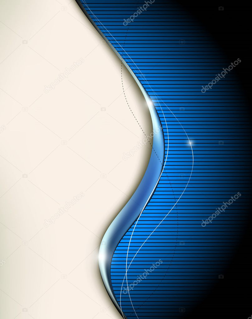 Blue abstract background composition