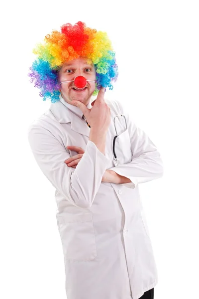 Клоун лікар — стокове фото