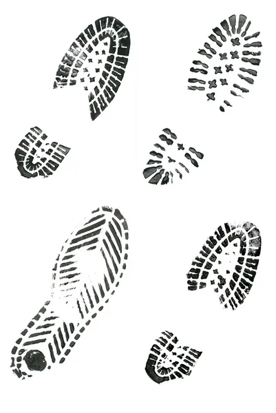 Shoe prints — Stock Photo, Image