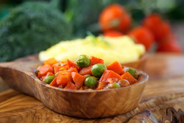 Vegetarisk middag — Stockfoto