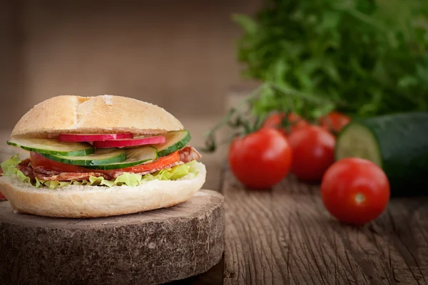 Delicioso sándwich —  Fotos de Stock