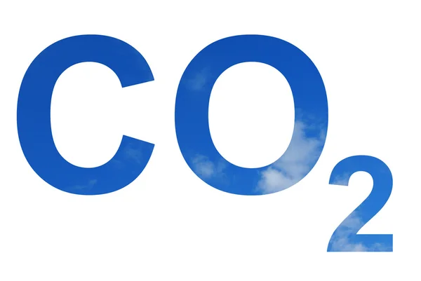 Illustrazione del CO2 — Foto Stock