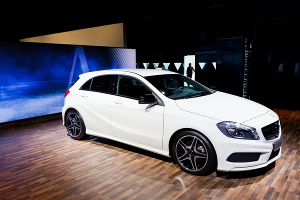 The new A-Class Mercedes Benz — Stock Photo, Image
