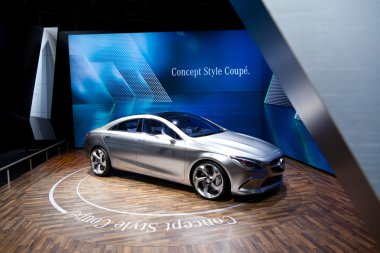 Mercedes Concept Style Coupe Prototype clipart
