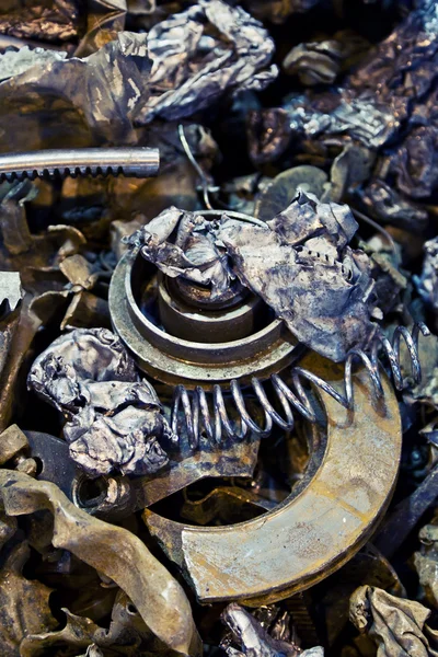 Car Metal Parts Scraps — Stock Photo, Image