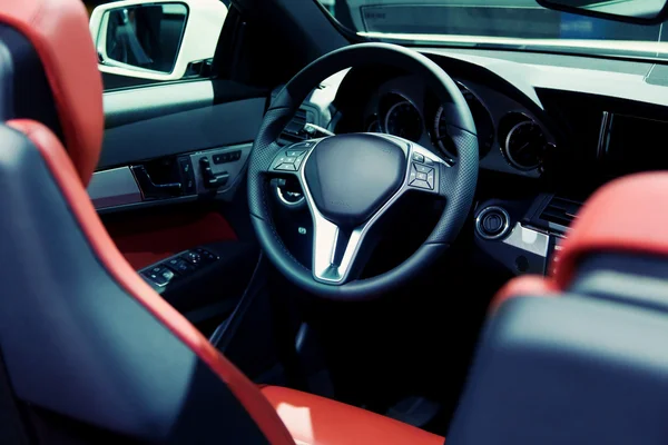 Interior del coche deportivo Cabrio — Foto de Stock