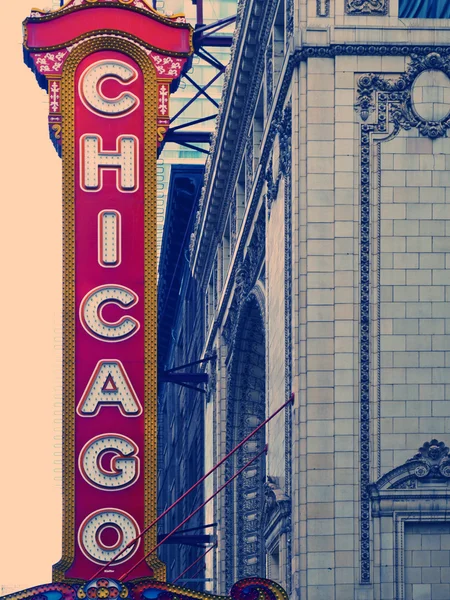 芝加哥剧院 — 图库照片