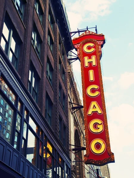 Chicago Neon Sign — Stock Photo, Image