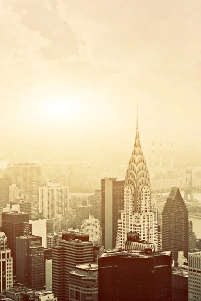 Amerikansk stad skyline — Stockfoto