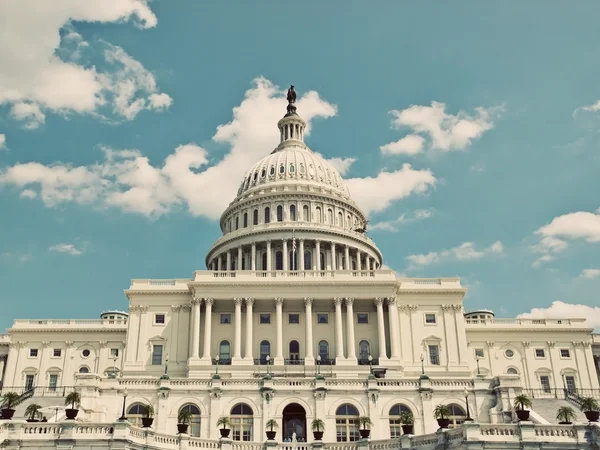 Vista vintage di Washington Capitol — Foto Stock