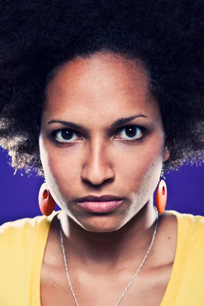 Portrait of Afro American Girl — Stock Photo, Image