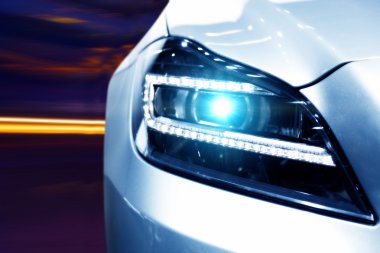 Futuristic Car Headlight clipart