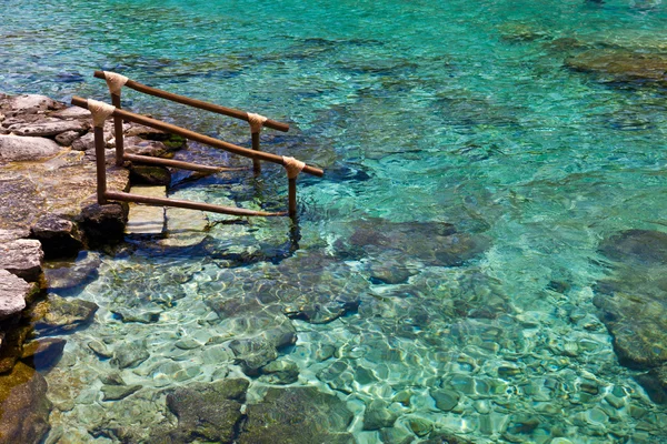 カリブの海でシュノーケル ポイント — ストック写真