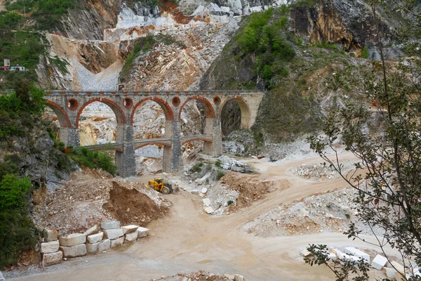 Mermer Ocağı (ponti di vara) carrara, Toskana, İtalya