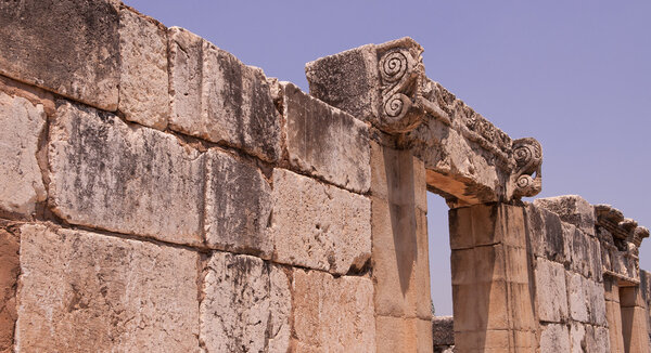 Ruins of the Synagogue at Capernaum, Israel
