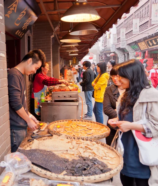 stock image Chinese street market