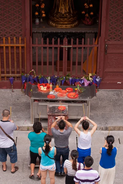 Chinese Buddhism prayers — Stock Photo, Image