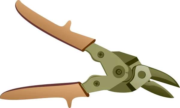 Ножницы для острых металлов — стоковый вектор
