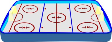 Hockey ice clipart