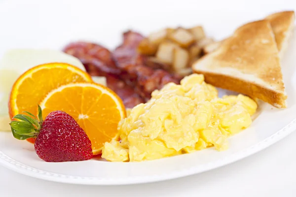 Сніданок плита — стокове фото