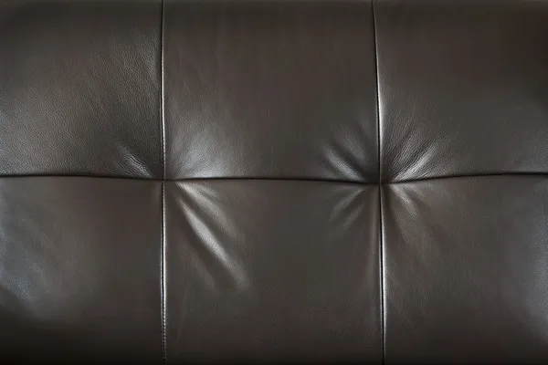 Läder möbler närbild — Stockfoto