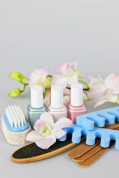 Pedicure accessories and tools — Stock Photo, Image