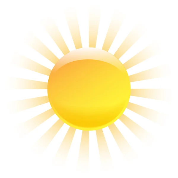 Le soleil brille — Image vectorielle