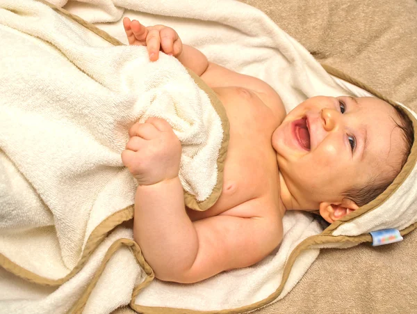 Nevetett baby — Stock Fotó