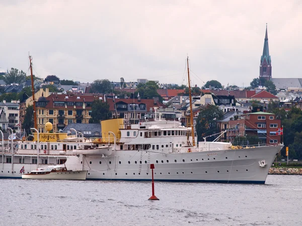 A norvég királyi hajó — Stock Fotó