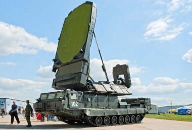 9S19 Imbir radar vehicle clipart