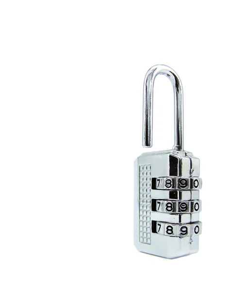 stock image Combination padlock isolated on white