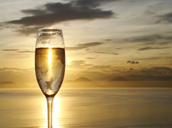Glas Champagner Stockbild