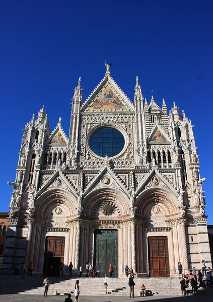 Catedral em Siena, Itália. Duomo di Siena — Fotografia de Stock