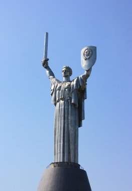 Monument van het moederland, kiev, Oekraïneanıt vatan, kiev, Ukrayna.