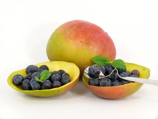 Frutos tropicales del árbol de mango — Foto de Stock