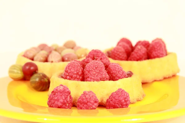 Berry tartlets — Stockfoto