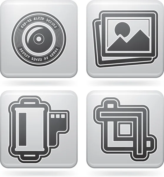 Photography Icons Set — Stock Photo, Image