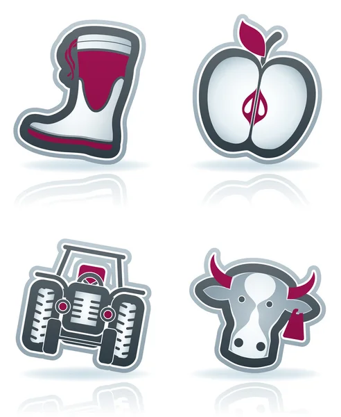 Ikon przemysłu: rolnictwo — Zdjęcie stockowe