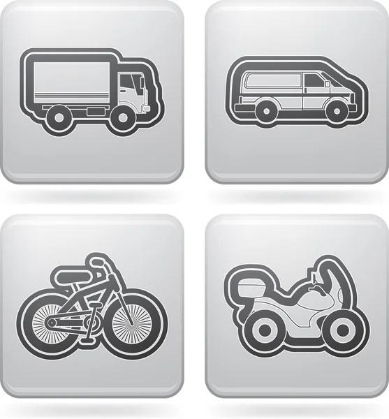 Industrie pictogrammen: vervoer — Stockfoto