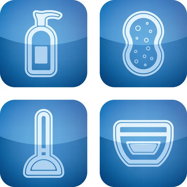 Badkamer gebruiksvoorwerpen — Stockfoto