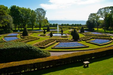 Garden of Dunrobin Castle clipart