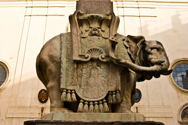 Berninis elephant — Stock Photo, Image