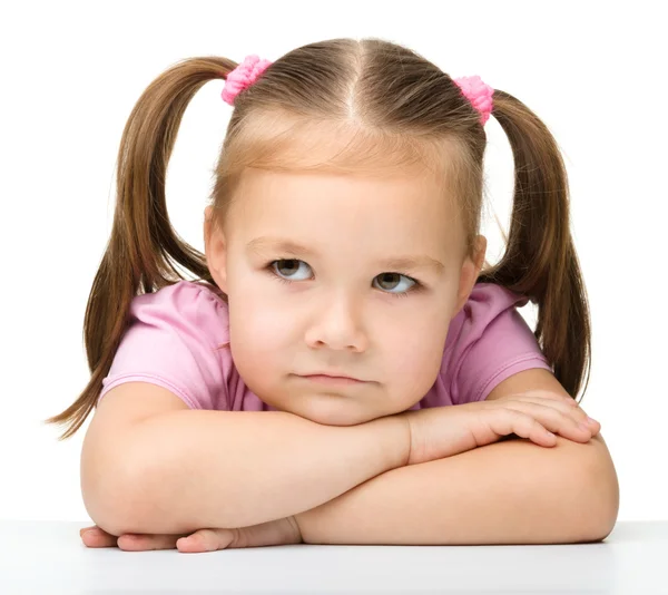 Portrait of a cute little girl — Stock Photo, Image