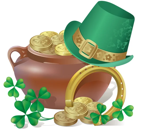 Saint Patricks Day Symbols — Stock Vector