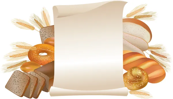 Rouleau de boulangerie — Image vectorielle